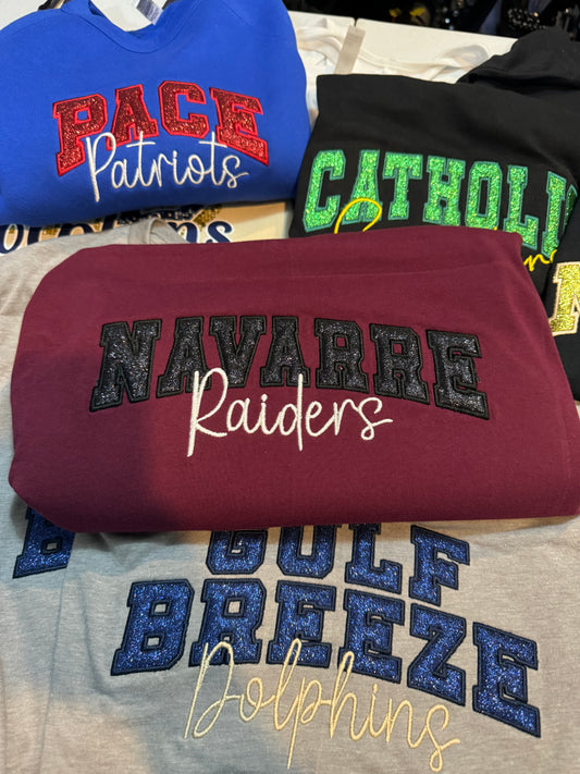 Embroidered Long sleeve T-Shirt