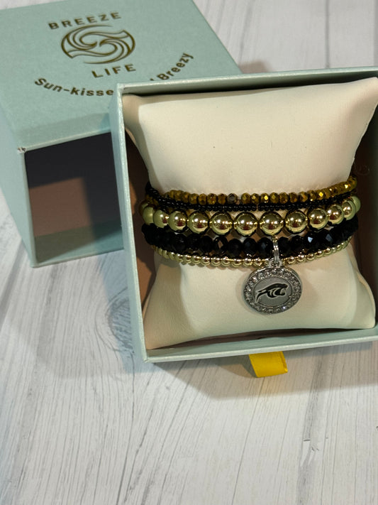 Milton High bracelet stack