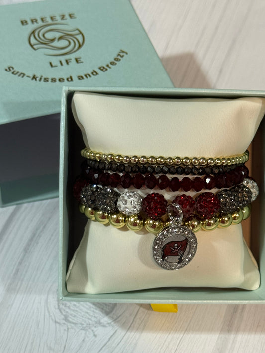 Navarre Raiders bracelet stack